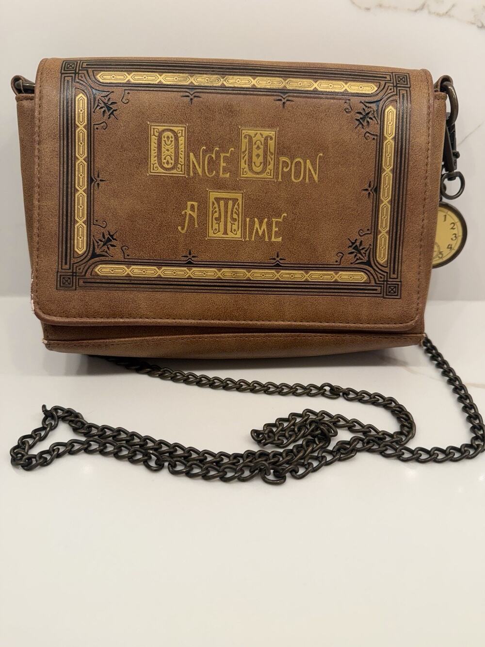 Once Upon a Time Cross Body Bag purse Faux Leather Charms ABC Studios